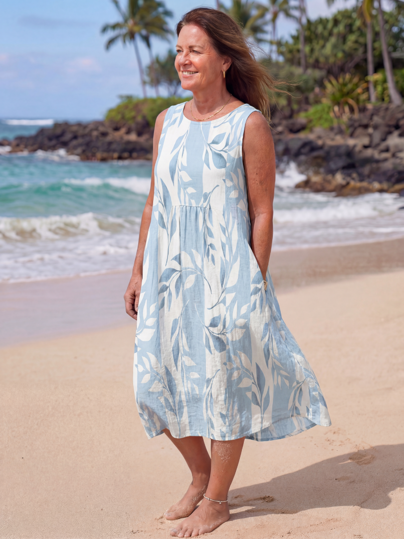 Kamilia | Quiet Shore Midi Dress