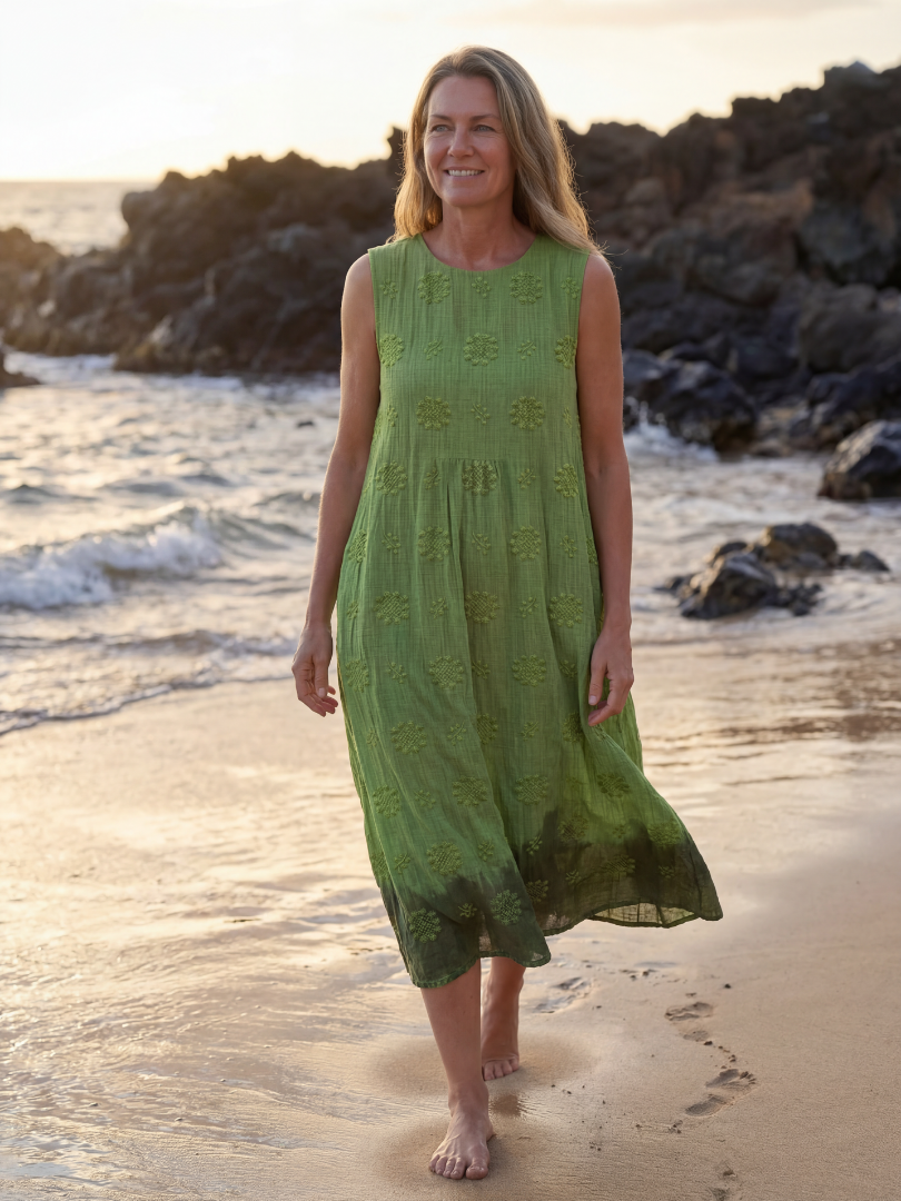 Kapua | Garden Texture Midi Dress