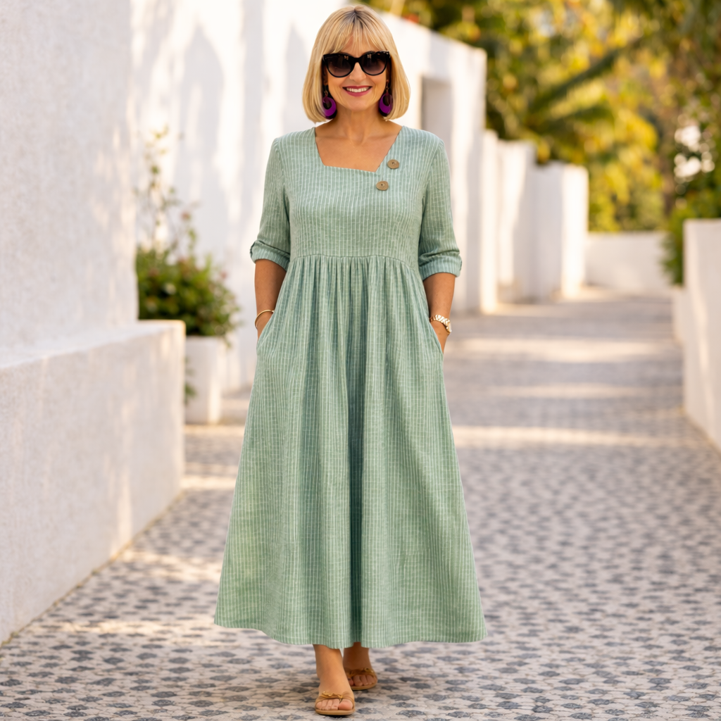 Cleomarie | Elegant Midi Dress