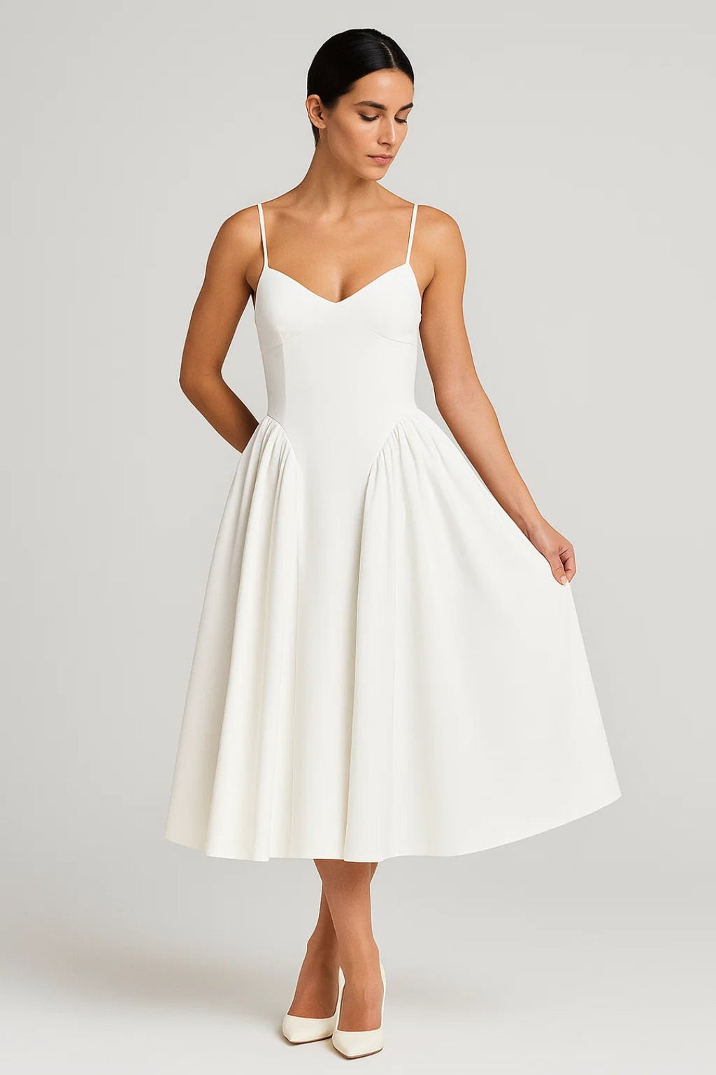 Ladies Dress | Tailored Chic | With Straps