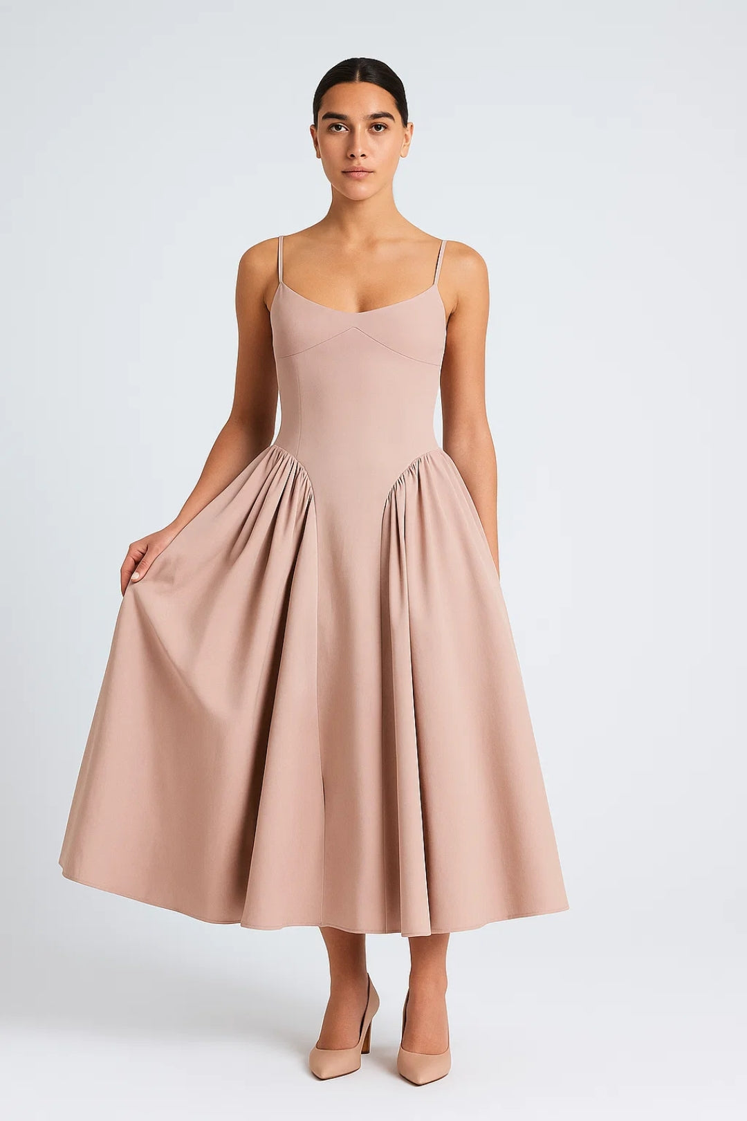 Ladies Dress | Tailored Chic | With Straps