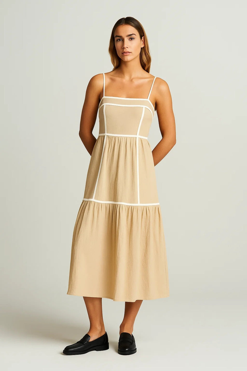 Ladies Dress | Midi Elegant | With Straps